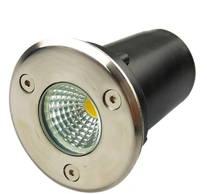 Waterproof IP67 Stainless Steel LED 3500K Warm White Type III 3W COB Underground Floor Lamp Outdoor Spot Landscape Garden Light