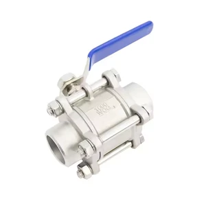 Factory Direct Sales Q11F-16P Welded Ball Valve Manual Ball Valve Stainless Steel Three Piece Ball Valve
