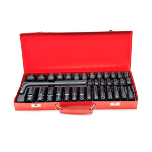 35PCS Tool Deep Air Impact Metric 1/2 Inch Wrench Impact Wrench Deep Socket Set