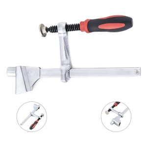 Chrome Plated Forged Metal Table Clamp Dual Color Handle Heat Treatment Forged Woodworking Tool Available Inch Metric