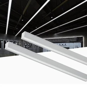 Energy Saving White Color Modern Dining Living Room Lampadari Led Chandelier Linear Pendant Lights