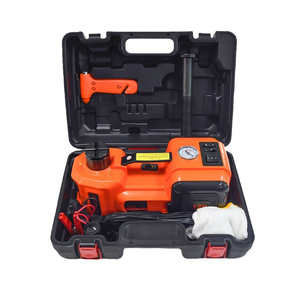 12v 5 Ton Outdoor Electrical Car Jacks Kit Hydraulic Floor Lift with Air Pump and Impact Wrench 180W CE Certified