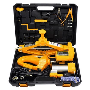 DC12V 100W 3 in 1 Electric Car Hydraulic Jack 3 Ton Car Jack Lifting with air Pump and Electric Impact Wrench