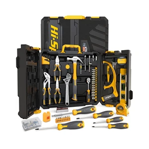 Hi-Spec Comprehensive 113pc Chrome Vanadium Steel Garage Repair Tool Set Hand-Power Auto Tools Combination Kit 3.21kg Model