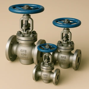 304 316 Stainless Steel Globe Valve High Pressure Threaded Industrial Valve for Water Oil Gas Steam Applications