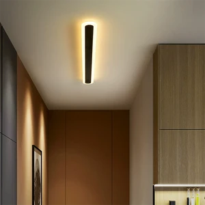 110V 220V Modern Outdoor Exterior Linear Wall Light 3500 5000K Garden Sconce Long LED Wall Lamp