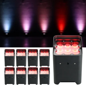 IP65 Waterproof 90W RGBW LED Spotlights Wireless DMX 400m 6H Battery 25 Beam Angle Outdoor Stage Lighting for Concerts
