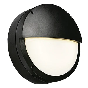 Toppo 18W Tri Color Die Cast Aluminum Lunar 2d Bulkheads Wall Light Outdoor Waterproof Ip65 Emergency Battery Ceiling Light