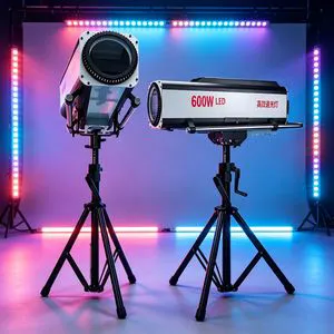 600w LED Spot Light - High-power Dual-zoom LED Spotlight, Equipped with a Flight Case. Suitable for Wedding and Concert Stages