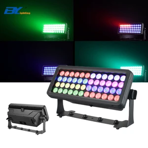 New 48x20W DMX512 RDM IP66 RGBW 4in1 Segments Led Wallwasher Dj Wedding Stage City Color Outdoor Flood Led Wash Light