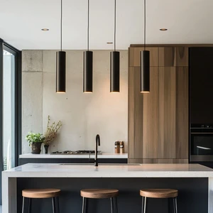 Modern Chandelier Antique High Ceilings Cylindrical Pendant Light Morden Kitchen Lighting Modern Chandelier Luxury For Home