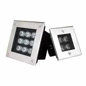 Buried Garden Square Underground Light 3W 4W 5W 6W 9W 12W 16W 18W 24W 36W Square Led Inground Light