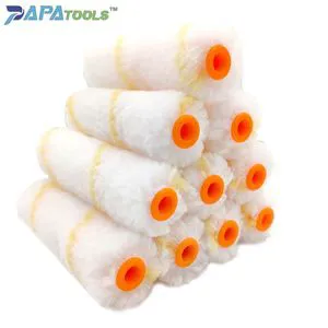 Factory Wall Painting Tool Emulsion Rouleau a Peinture Refill Sleeve Cover Brush Woven Polyester Polyester 4 Inch Paint Roller