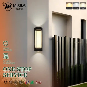 Fashion Minimalist Outdoor Wall Lamps LED 18W IP65 Waterproof Aluminum Alloy Exterior Wall Lights for Villa Porch Courtyard