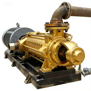 Multi Stage Hydraulic Pump High-Pressure Horizontal for Mining Model MD160-84X12 Electric/Diesel Motor 160m/h Flow