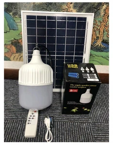 Indoors Outdoors Solar Panel LED Lamp IP65 Ceiling Light Remote Control Battery Operated for Hotel Theme Parks Lighting