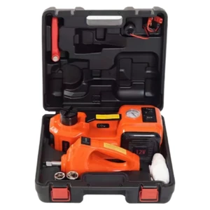 5 in 1 Electric Car Jacks Hydraulic Floor Jack with Air Pump and Electric Impact Wrench Multipurpose Car Tool