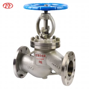 TFJ Flanged Globe Valve Manual Power Rising Stem For Water WOG&Steam WCB Structure J41H Carbon Steel