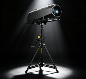 High Power Moving Head Stage Light 1200W Waterproof DMX512 LED Follow Spotlight IP54 Rating RGBWA/RGBW for Concerts Theatres