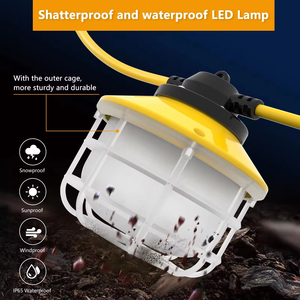 Industrial-Grade IP65 Waterproof Rechargeable 2700K Soft Warm White LED Tunnel Outdoor Light 90 CRI 2-Year Warranty Lighting