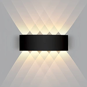 Wall Washer Simple LED Water Resistant ABS Road Wall Lamp with Up/Down Lighting