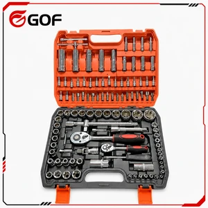 108-Piece Auto Repair Tool Set with Carbon Steel Hardware Tools and Combination Repair Tools in Hard Case