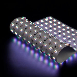 High Brightness High Power RGBW Flexible LED Sheet Light Cuttable with 3M Adhesive Tape DC24V IP20 Copper Body