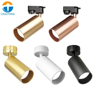 New Style White Aluminum GU10 / MR16 LED Track Spot Light for Clothing Shop