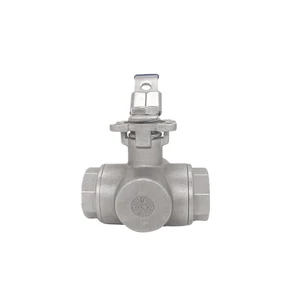 1/2inch Ss Type 3 Way BALL VALVE