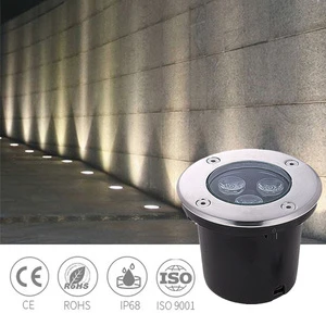 Factory Wholesale High Stiffness 3W Embedded IP65 Outdoor Garden Pathway Driveway Landscape Buried Inground Underground Light