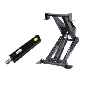 Hydraulic Ram Oil Cylinder Tractor Loader Dump Truck Trailer Piston Cheap Double Acting Hydraulic Cylinder for Sale
