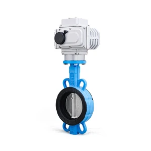 DQ Electric Motorize Cast Iron Electric Butterfly Valve Stainless Steel Explosion-proof Adjustment electric butterfly valve