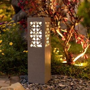 Sculpture Light Solar Powered Water-Resistant Fiberglass for Outdoor Project Decorative Low Voltage Spike Path Lights Lighting
