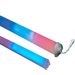YaoTe RGB Full Color PC Material DC24V LED Tube Light IP65 Waterproof Indoor Outdoor Decorative Landscape Light 2-Year Warranty