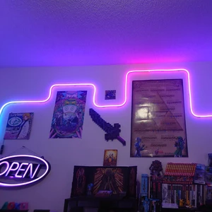 6mm Pixel Silicone Flexible Neon Lights 5m Per Roll RGBic Neon Light With Controller For Decorate Room