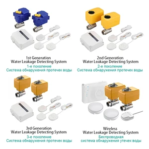 New 230V/12V WiFi Smart Water Leak Protection System Auto Shutoff Valve For Household Water Leak Protection