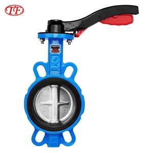 TF China Supplier SS316 CF8M PTFE Seat Water Butterfly Valve Manual Clamp Custom