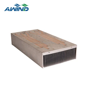 Solid State Cu Heat Pipe Heat Sink Aluminum Extrusion Plate with Embedded 500w 700w Inbeded Het Pipe Heatpipes Flat Led Heatsink