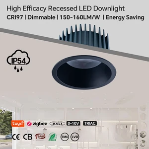 Modern Dali Tuya Zigbee Dimmable LED Downlight Ultra Bright 35W Round Adjustable Recessed Australia Certification Downlight