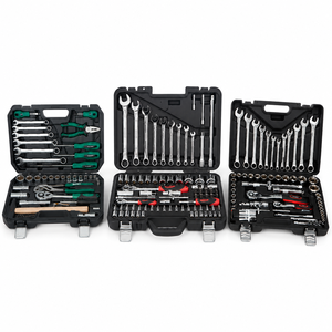 Professional 72-Teeth Ratchet Wrench Tool Set 61PCS Hand Kit Industrial Use CRV Steel Mechanical Hard Case Auto Repair OEM/ODM