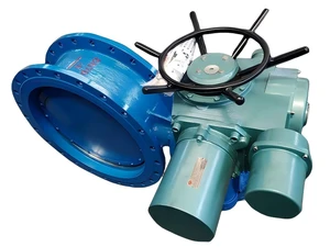 Flanged Double Eccentric Bidirectional Soft Seal Butterfly Valve For Municipal Water Supply