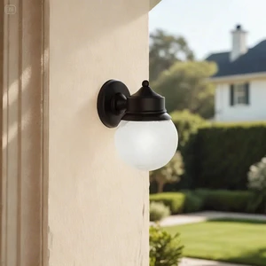 European Style Outdoor Garden Wall Light Column Waterproof Aluminum Door Light Fixture