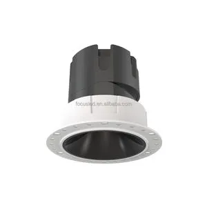 Single Head 10W Fixed square Trimless LED Downlight 900lm 355 Degree Rotatable Waterproof Wall Washer