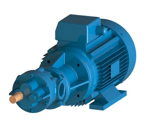Italian Manufacturer's Volumetric Stainless Steel 13,6 Cm3/rev Gear Pump BFC Bell-Housing Design Transfer Viscous Liquid Bare