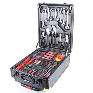 Europe Hot Sale 186pcs Tool Set Auto Tool Set Aluminum case Tool Kit for Garage Repair