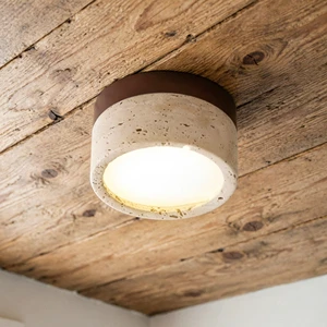 Japanese Wabi Sabi LED Metal Ceiling Light Cream Wind for Living Room Restaurant Corridor Bedroom Decor AC85-265V Downlights
