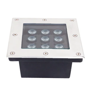 Recessed Square Underground Garden Lamp Outdoor LED Inground Light 36w 18w 12w 9w 6w 3w