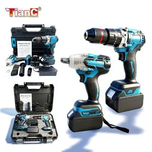 Professional 20V Power Tools Combo Set for Brushless Motor Cordless Power Tools Kit