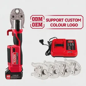 Kz ce Professional Hydraulic Battery Powered Crimping Tool Stainless Steel Compression Pressing Pipe Tool Pro Press Tool