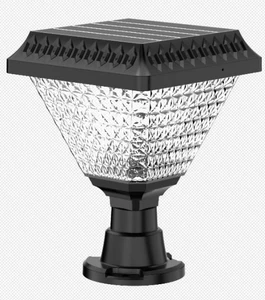 Cross Border Solar Column Ground Lamp Wall Lamp Outdoor LED Waterproof Garden Festival Decorative Lamp